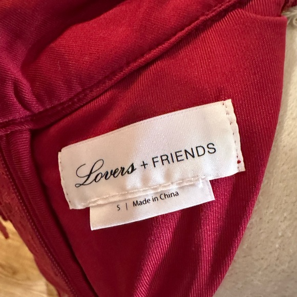 Lovers & Friends Red Lace Mini Dress - Picture 8 of 9